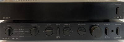 Lot 14 - AUDIOLAB POWER AMPLIFIER & PRE-AMP