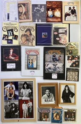 Lot 101 - THE CARPENTERS - MEMORABILIA AND SIGNED ITEMS.