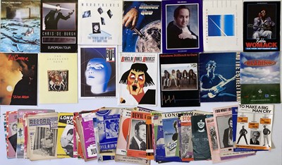 Lot 102 - SHEET MUSIC AND PROGRAMMES.