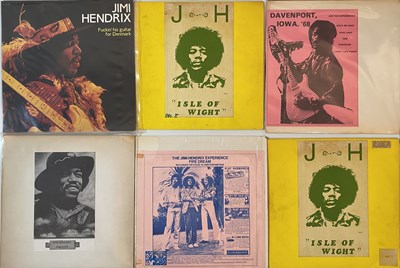 Lot 973 - JIMI HENDRIX - PRIVATE RELEASE LPs/7"