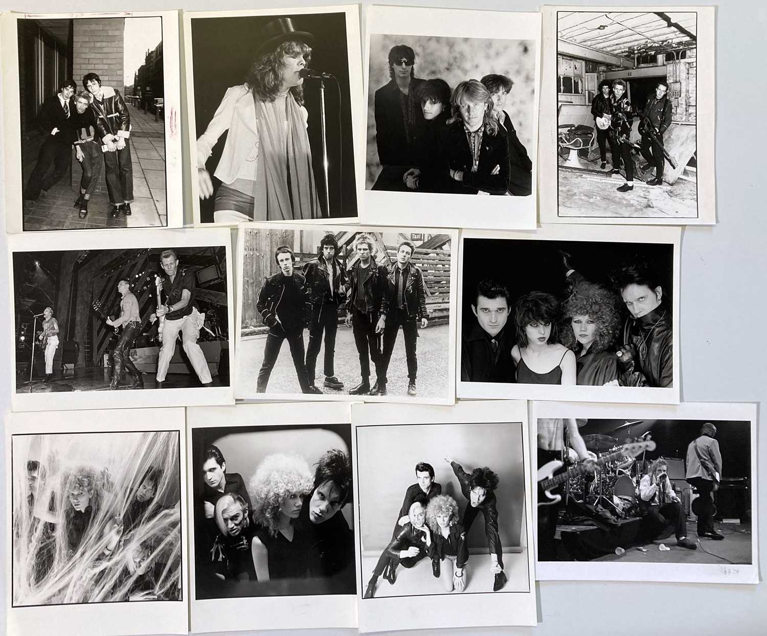 Lot 203 - PRESS PHOTOGRAPHS - CLASH / SEX PISTOLS / CRAMPS.
