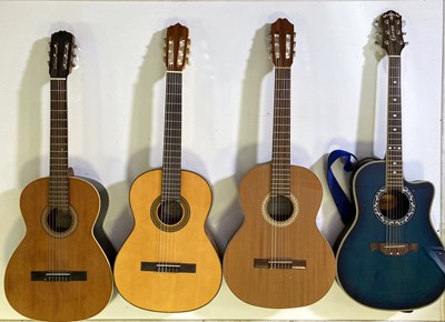 Lot 77 - ACOUSTIC GUITARS INC A SPANISH CLASSICAL RODRIGO.