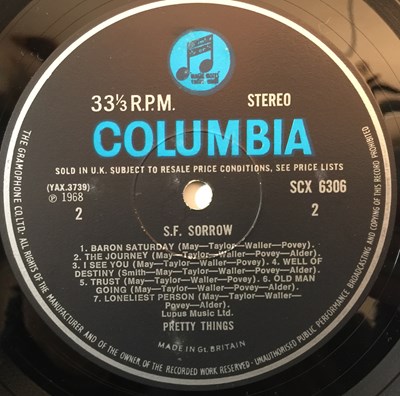 Lot 41 - THE PRETTY THINGS - S.F. SORROW LP (ORIGINAL UK STEREO COPY - COLUMBIA SCX 6306)