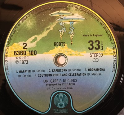 Lot 47 - IAN CARR'S NUCLEUS - ROOTS LP (ORIGINAL UK COPY - VERTIGO 6360 100)