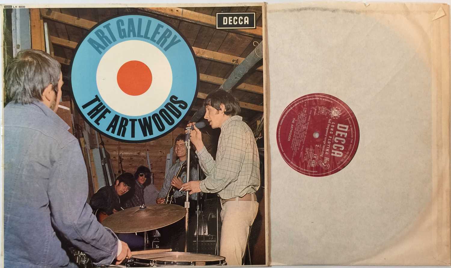 Lot 64 - THE ARTWOODS - ART GALLERY LP (ORIGINAL UK MONO COPY - DECCA LK 4830)
