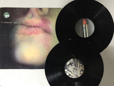 Lot 67 - PJ HARVEY - DRY LP (ORIGINAL UK DOUBLE LP COPY - TOO PURE - PURE D10)