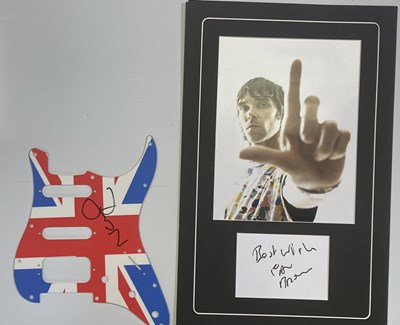 Lot 395D - NOEL GALLAGHER / IAN BROWN SIGNED ITEMS.