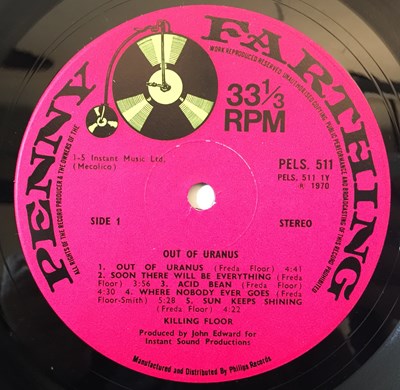 Lot 87 - KILLING FLOOR - OUT OF URANUS LP (ORIGINAL UK COPY - PENNY FARTHING PELS 511)