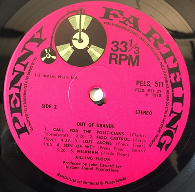 Lot 87 - KILLING FLOOR - OUT OF URANUS LP (ORIGINAL UK COPY - PENNY FARTHING PELS 511)