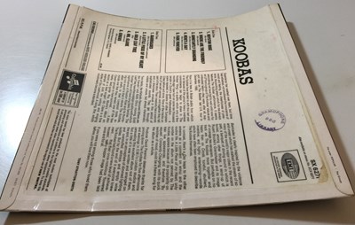 Lot 88 - KOOBAS - KOOBAS LP (ORIGINAL UK MONO COPY - COLUMBIA SX 6271)