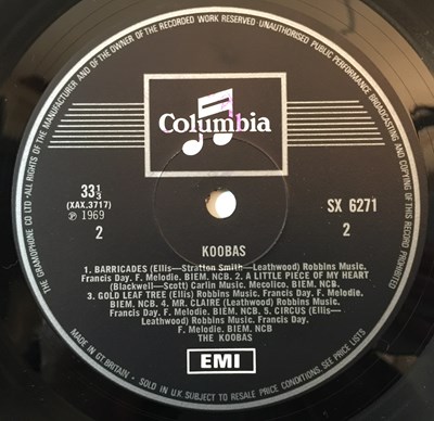 Lot 88 - KOOBAS - KOOBAS LP (ORIGINAL UK MONO COPY - COLUMBIA SX 6271)