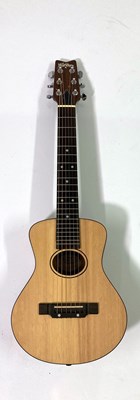 Lot 56 - WASHBURN "JOEY" TRAVEL GUITAR F -1S W/ CASE.