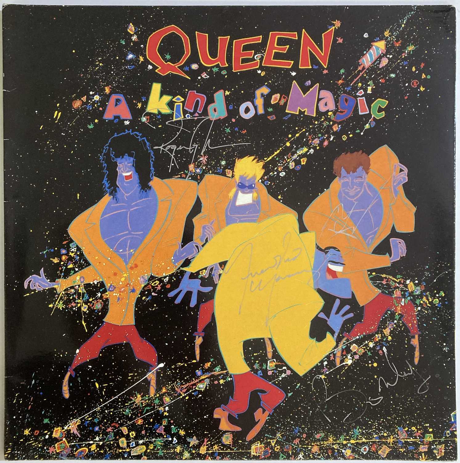 Lot 145 - QUEEN - A KIND OF MAGIC - FULLY SIGNED.
