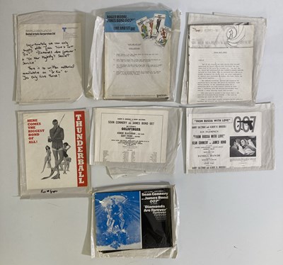 Lot 327 - JAMES BOND - UNITED ARTISTS ISSUED PRESS MATERIALS C 1973.