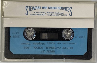 Lot 542 - COLDPLAY - CHRIS MARTIN SCHOOL TAPE