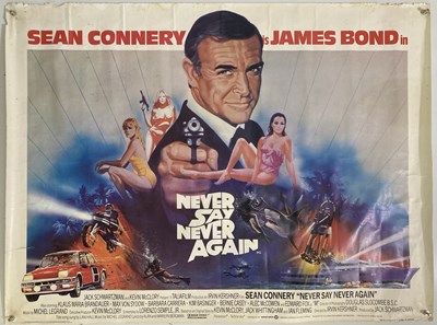 Lot 261 - JAMES BOND - NEVER SAY NEVER AGAIN UK QUAD POSTER.