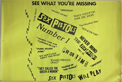 Lot 260 - SEX PISTOLS SID AND NANCY FILM PROP POSTER