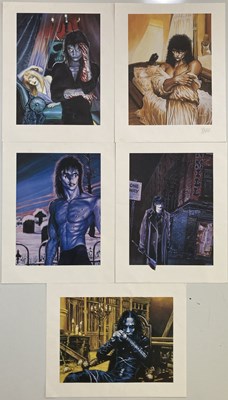 Lot 97 - THE CROW - JAMES O BARR SIGNED PORTFOLIO IMAGES.