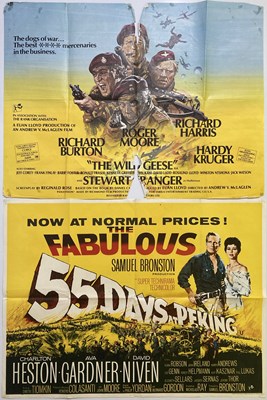 Lot 272 - CLASSIC ACTION MOVIE UK QUAD POSTERS.