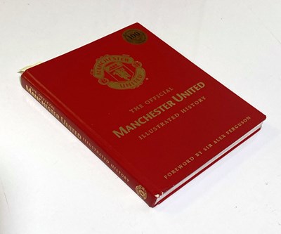 Lot 142 - MANCHESTER UNITED - BOOK SIGNED BY MANY STARS OF PAST AND PRESENT.