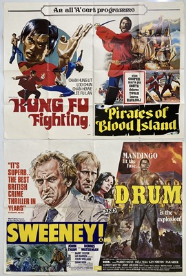 Lot 281 - ELEVEN CLASSIC ACTION UK QUAD POSTERS.