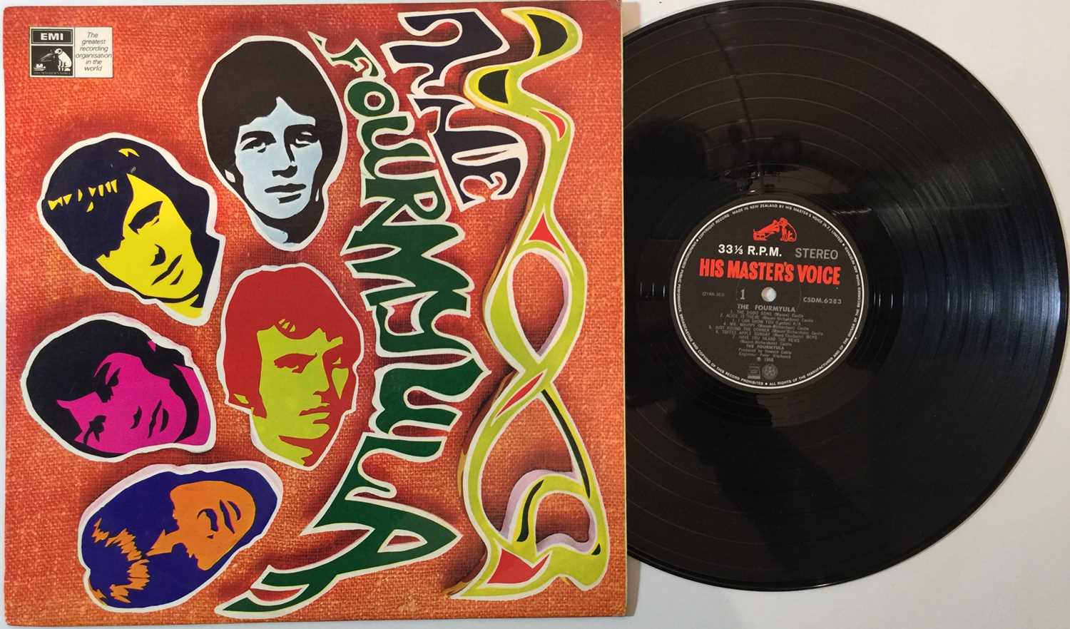 Lot 7 - FOURMYULA - THE FOURMYULA LP (ORIGINAL NZ PRESSING - HMV CSDM 6283)