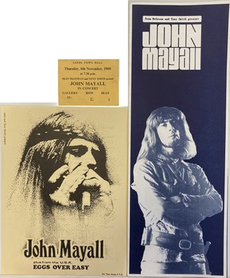 Lot 90 - JOHN MAYALL HANDBILL / TICKET