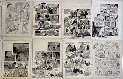 Lot 100 - COMIC BOOK ORIGINAL STORY BOARDS - LOOK IN.