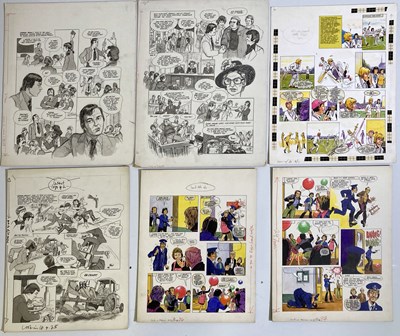 Lot 101 - ORIGINAL COMIC BOOK STORYBOARDS - LOOK IN.