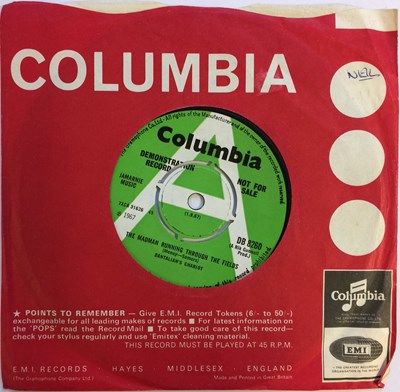 Lot 22 - DANTALIAN'S CHARIOT - THE MADMAN RUNNING THROUGH THE FIELDS 7" (ORIGINAL UK DEMO - COLUMBIA DB 8260)