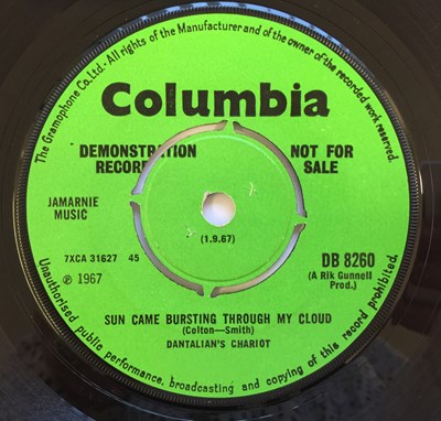 Lot 22 - DANTALIAN'S CHARIOT - THE MADMAN RUNNING THROUGH THE FIELDS 7" (ORIGINAL UK DEMO - COLUMBIA DB 8260)