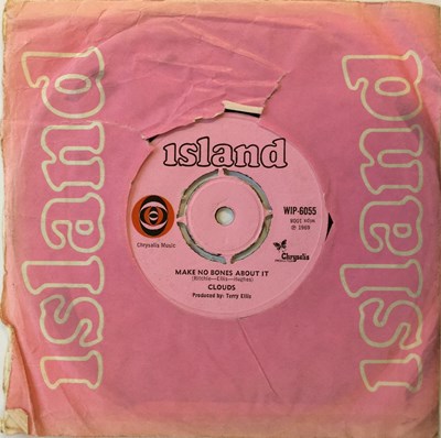 Lot 34 - CLOUDS - MAKE NO BONES ABOUT IT 7" (ORIGINAL UK COPY - ISLAND WIP 6055)