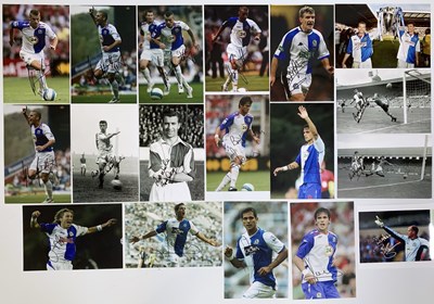 Lot 155 - FOOTBALL AUTOGRAPHS - BURNLEY AND BLACKBURN STARS SIGNED.