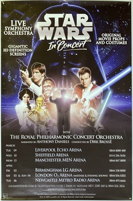 Lot 242 - MANCHESTER ARENA CONCERT UK BILLBOARD POSTERS.