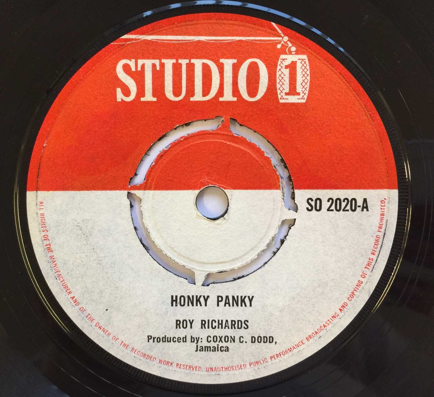 Lot 44 - ALTON ELLIS/ROY RICHARDS - I AM STILL IN LOVE C/W HONKY PANKY 7" (ORIGINAL UK STUDIO 1 RELEASE - SO 2020)