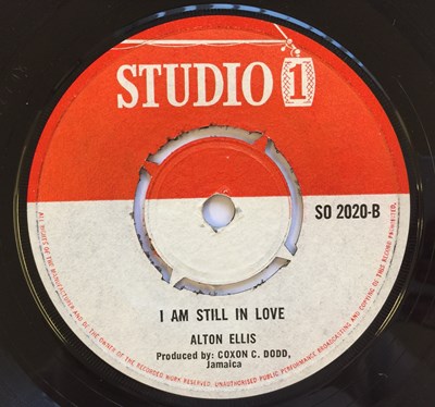 Lot 44 - ALTON ELLIS/ROY RICHARDS - I AM STILL IN LOVE C/W HONKY PANKY 7" (ORIGINAL UK STUDIO 1 RELEASE - SO 2020)