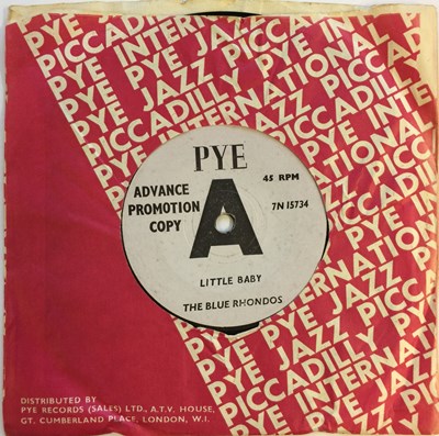 Lot 50 - THE BLUE RHONDOS - LITTLE BABY C/W BABY I GO FOR YOU 7" (ORIGINAL UK DEMO - PYE 7N 15734)