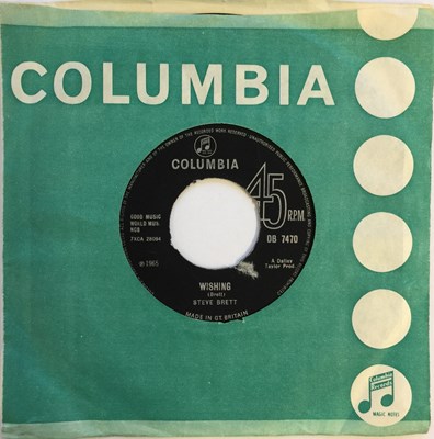 Lot 54 - STEVE BRETT (PRE SLADE) - WISHING 7" (ORIGINAL UK RELEASE - COLUMBIA DB 7470)