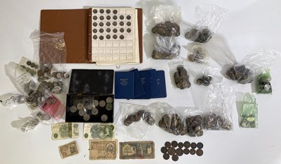 Lot 15 - ASSORTED UK COINAGE INCLUDING ALBUM OF HIGH GRADE COINS FROM FARTHING TO HALF CROWN
