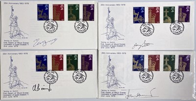 Lot 16 - EVEREST EXPLORERS SIGNED COVERS INCLUDING TENZING