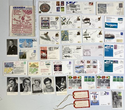 Lot 17 - ASSORTED SIGNED COVERS INCLUDING SPORT, ACTORS, EXPLORERS AND MILITARY