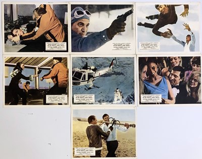 Lot 354 - JAMES BOND ON HER MAJESTY'S SECRET SERVICE LOBBY CARDS SET