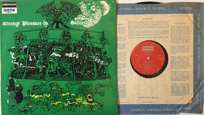 Lot 107 - GALLIARD - STRANGE PLEASURE LP (ORIGINAL UK COPY - DERAM NOVA SERIES SDN 4)