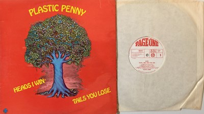 Lot 111 - PLASTIC PENNY - HEAD I WIN - TALES YOU LOSE LP (ORIGINAL UK COPY - PAGE ONE POS 011)