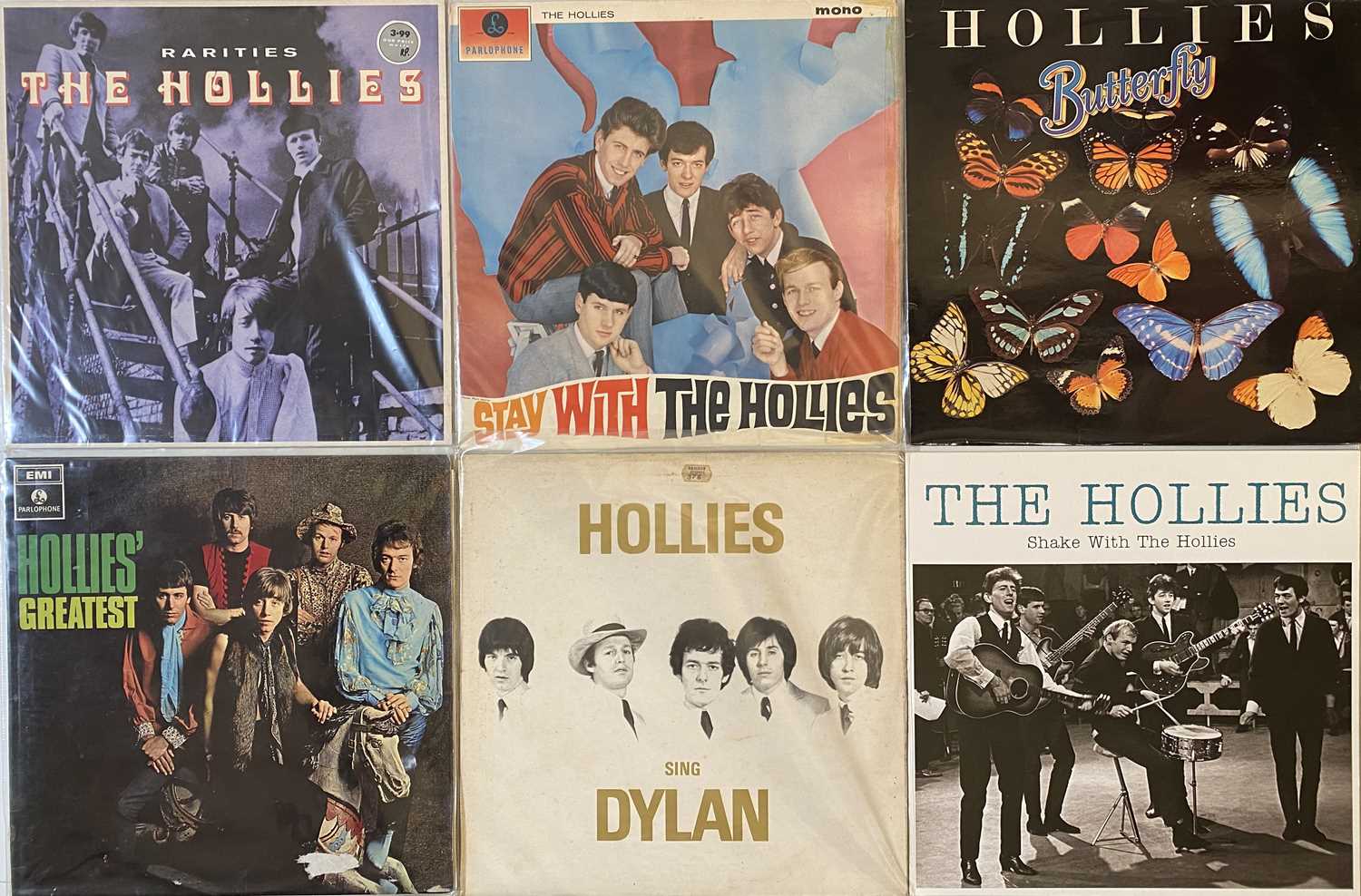Lot 147 - THE HOLLIES - LP COLLECTION