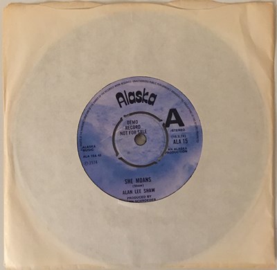 Lot 164 - ALAN LEE SHAW - SHE MOANS 7" (ORIGINAL UK DEMO - ALASKA ALA 15)