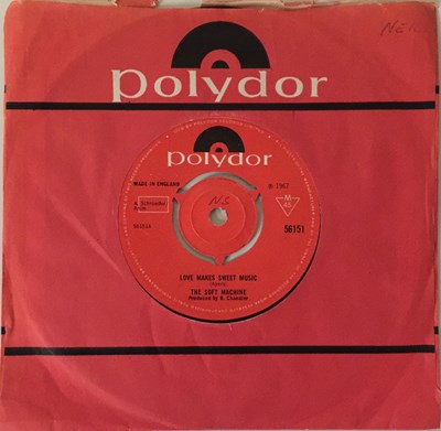 Lot 168 - THE SOFT MACHINE - LOVE MAKES SWEET MUSIC 7" (ORIGINAL UK COPY - POLYDOR 56151)