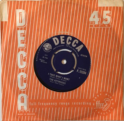 Lot 178 - THE ARTWOODS - I TAKE WHAT I WANT C/W I'M LOOKING FOR A SAXOPHONIST... (ORIGINAL COPY - DECCA F 12384)