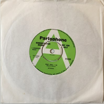 Lot 180 - ARTWOODS - WHAT SHALL I DO 7" (ORIGINAL UK DEMO COPY - PARLOPHONE R 5590)