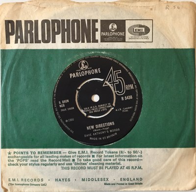 Lot 182 - DAVE ANTHONY'S MOODS - NEW DIRECTIONS 7" (ORIGINAL UK COPY - PARLOPHONE R 5438)